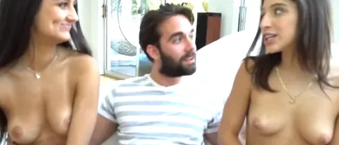 Abella and Eliza Cowgirl Creampie