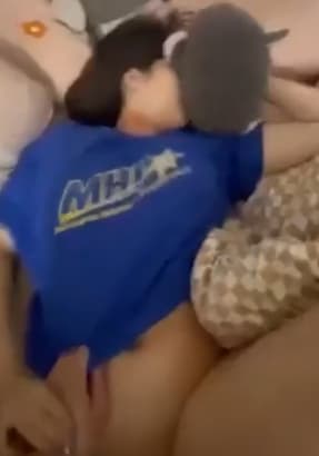 Asian international student fucked in the dorm