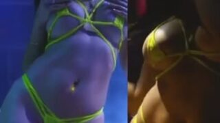 Rap Video Vixen Has Promising Career as Cum Dump