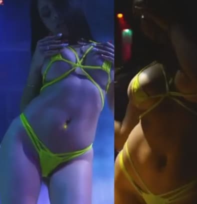 Rap Video Vixen Has Promising Career as Cum Dump