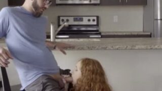 Abby Rains and Her Stepbrother Tries to Be Sneaky